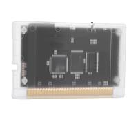 Vikye 4000 in 1 Mega Drive Game Cartridge, 8GB Memory Card Flashcard with 32X Master System Support and MEGAKey All Region Hardware, for MD1 MD2 MD3 CD X Console (Transparent White)