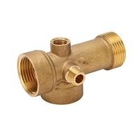 Vikye 5 Wegs -Messing Tubes Attacks Easy to Install The Water Oil Gas Connection for The Kitchen Pool G1/4 Water Tube Adjustment for Kitchen, Bath Brass for, for, for, for, for, for, for, for, for,
