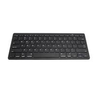 Vikye 78 Keys Wireless Keyboard,Bluetooth Portable Ultra Slim Keyboard with Mute Buttons,for Desktop,Mobile Devices,Tablets (Black)