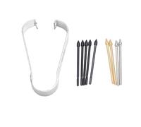 Vikye 9 Replacement Stylus Tips for Tab S9 S9 Ultra S8 S7 FE Tablets with Tweezer, Stainless Steel Nibs for Digital Paper, High Accuracy Writing