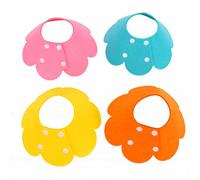 Vikye Adjustable Cat Cone Collar Set Felt Flower Design Effective Recovery Aid for Kittens and Cats 4 Color Options Lightweight (4pcs)