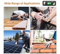 Vikye Angle Finder Digital Forecast with a Stable Magnetic Screen for The Processing of Wood and The Automatic Repair Industry, Portable Absic Tilt (Black)