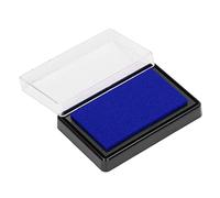 Vikye Baby Footprint Ink Pad Safe Reusable Keepsake for Babies and Pets Non Easy Cleaning 9.3x6.5cm (Blue Ink)