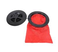 Vikye Boat Round Fit for Access Cover Long Lasting Impact Proof Material Simple Installation for Marine Yacht for Marine Boats and Yachts 1 X Boat Deck Cover (Black)