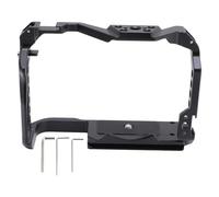 Vikye Camera Video Rig Cage, Aluminum Alloy Filmmaking Movie Making Kit with 3 / 8in Locating Pins Kit, Compatible with R8 Camera