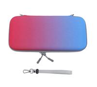 Vikye Carrying Case for for 2, EVA Hard Shell Portable Travel Storage Bag with 10 Game Card Pockets, Applicable Model, Ample Storage Space, Hard Shell Guard (Red Blue)