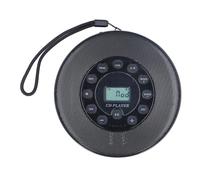 Vikye CD Player Portable Bluetooth, Rechargeable Desktop CD Player with Stereo Speakers, Anti Skip Memory Playing with 3.5mm AUX Jack (Black)