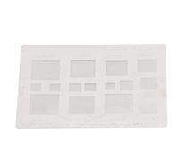 Vikye Compact BGA Template Required Tin Plant Template Precise for Phone Repair, Stainless Steel Material