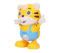 Vikye Cute Tiger Dancing Robot Toy Light Music Eco-friendly ABS Material Kids Robot for Children's Day