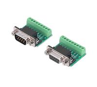 Vikye DB9 Female Cupcrew Mineral Adapter with Miniaturization Materials -PCB for RS232, 2 PC Conversion Card for Reliability and Excellent Performance