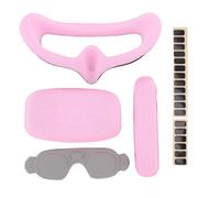 Vikye Foam Padding for Avata 2 Goggles 3, Flight Glasses Eye Mask Pad Forehead and Back Brace Set Washable Avata Drone Accessories (Pink)
