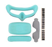 Vikye Foam Padding for Avata 2 Goggles 3, Flight Glasses Eye Mask Pad Forehead and Back Brace Set Washable Avata Drone Accessories (Green)