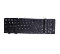 Vikye Foldable Bluetooth Keyboard, BT Folding Wireless Portable Keyboard with PU Leather Cover, Full-Size USB C Rechargeable Travel Keyboards
