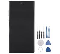 Vikye for Note 10 Plus Replacement Kit, OLED Screen Replacement for Note 10 Plus with Frame Fingerprint, Digitizer Display Touch Screen Assembly with Tools