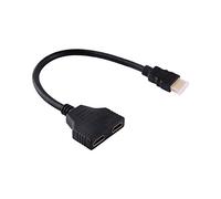 Vikye HDMI Cable Splitter, 1080P HDMI Male To Dual HDMI Female HDMI 1 To 2 Way Splitter Cable Computer Accessories for HD TV