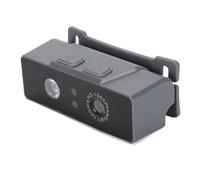 Vikye Headlamp Wearable Camera,Head Mounted Camera with Gesture Sensor Light,1080P HD 45° Angle Adjustment Headlamp Camera for Fishing Riding (Gray)