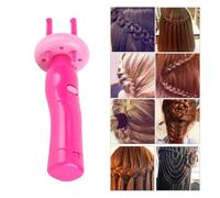 Vikye Hemp Flowers Electric Hair Braider Device for Stylish Updos - User-Friendly and Lightweight for Everyday Use - Great for All Hair Types - 1 Braider (Assorted Color)