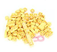 Vikye Keycaps, 108 Keys Custom Keycap Set, Oil Resistant Design PBT Keycaps, Compatiability for Most 61/87 / 104/108 Keys Mechanical Keyboards (Yellow)