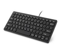 Vikye Korean Keyboard, 78 Keys USB Wired Keyboard, Ultra Thin Lightweight Korean Language, Spill Proof for PC Laptop