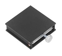 Vikye Laboratory Level, Aluminum Alloy Platform 3.5 X 3.5 Inches, 30 Kg of Load Bearings, for the Measurement Tool, Suitable for Different Levels (Black)