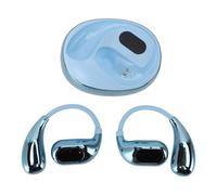Vikye Language Translator Device, XG99 AI 144 Languages HiFi Stereo Noise Cancelling Rain Proof Wireless Translation Earphone Real Time Two Way for Business Settings (Blue)
