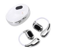 Vikye Language Translator Device, XG99 AI 80 Languages HiFi Stereo Noise Cancelling Rain Proof Wireless Translation Earphone Real Time Two Way for Business Settings (White Silver)