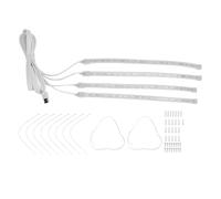 Vikye LED Grow Light Strip, 4 Pack 30CM LED Lights for Indoor Plants, 72 LEDs with 4 Light Levels, 3/9/12H Memory Timer for Seed Starting Vegetables