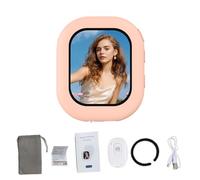 Vikye Magnetic 2.01 Inch Selfie Monitor Screen with Remote Control for Creators and Vloggers on the Go (Pink)