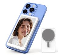 Vikye Magnetic Phone Selfie Screen, 4.02 Inch 1136x640 Wireless Auto Selfie MonitorScreen with 1800mAh Battery for Vlog Live Stream Phone