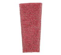 Vikye Microphone Handle Cover Shiny Rhinestone Decoration Sleeve Wrap for SM58 Mic, Eye - Catching Guarding Sleeve, Ideal for Various Occasions, Fabric Glass, 11x5cm (Red)
