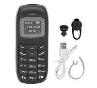 Vikye Mini Cell Phone, Dual SIM Dual Standby, Mini Big Buttons, Clear Sound, Music Player, Unlocked Mobile Phone for Elderly People Students (Black)