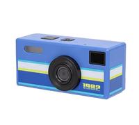 Vikye Mini Keychain Camera, 1080P HD Video Tiny Retro Digital Camera with 0.96 Inch Color Screen, Portable Video Recorder for Travel, Party and Vlog (Blue)