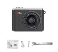 Vikye Mini Keychain Digital Camera, 64MP 1080P Mini Cameras with 1.4 Inch Display, Small Video Recorder with Long Battery Life for Travel (Black)