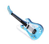 Vikye Multifunctional Kids Guitar Toy with 4 Play Modes for Fun Learning and Development, Safe ABS Material, Ideal for Ages 3-7 (Blue)