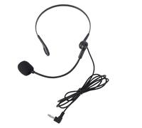 Vikye Q2 Wired Headphones with Mic, 3.5mm Flexible Wired Boom for Voice Amplifier, HiFi Sound for Video Meetings Music Gaming