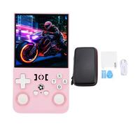 Vikye R36MAX Handheld Game Console, 4in Retro Games Console with Memory Card, Rechargeable Classic 4000mAh Double Joysticks Handheld Gaming (64G)