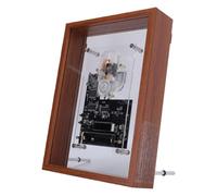 Vikye Retro Music Photo Frame CD Player, Wall Mount or Tabletop, Bluetooth 5.0 AUX Input, CD-DA -R MP3 WMA, for Display Play CDs Music Picture Decor