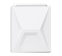 Vikye Satellite Protective Case, Silicone Dish Antenna Cover with Heat Dissipation Design, Signal Friendly for RV Camping Travel Use (White)