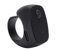 Vikye Scrolling Ring Remote Control for TikTok, Fingertip Wireless Bluetooth Remote with Roller for Video Scroll Camera Photo (Black)