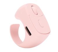 Vikye Scrolling Ring Remote Control for TikTok, Fingertip Wireless Bluetooth Remote with Roller for Video Scroll Camera Photo (Pink)