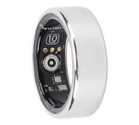 Vikye Smart Ring Health Tracker, IP68 Water Sleep Tracking Wearable Health Rings, Health Fitness Tracker Rings for Men Women, with APP, Silver (#10)