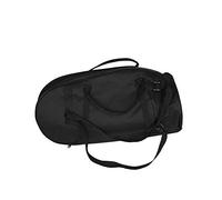 Vikye Smooth Zipper Premium Euphonium Case with Thickened Sponge and Mesh Fabric Straps for Musicians, Black, 72 * 34 * 33cm