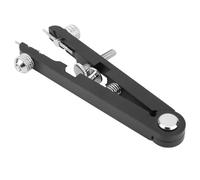 Vikye Spring Bar Plier Stainless Steel Durable Watch Repair Tool for Home and On-the-Go Adjustments with Pins 6825 (Black)