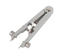Vikye Spring Bar Plier Stainless Steel Durable Watch Repair Tool for Home and On-the-Go Adjustments with Pins 6825 (Silver)