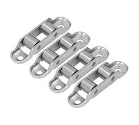 Vikye Stainless Steel Silent Sliding Thread Cast for Accessories of The Door Window, Double Transmission Rollers for The Sliding Door 4pcs, for cabinets/,