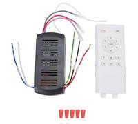 Vikye Universal Ceiling Fan Remote Control Kit, Ceiling Fan Speed, Timer & Light Control, Universal Compatibility for Lamp