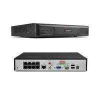 VIKYLIN 16CH 8-Port PoE NVR, 12MP 4K Network Video Recorder
