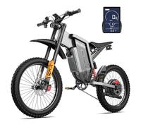 Vikzche Q X21 Max Electric Bike, Powerful Brushless Motor, 60V 30Ah Removable Lithium Battery, 19" Tires, Hydraulic Brakes, Max Load 180kg, MTB, E-Bike