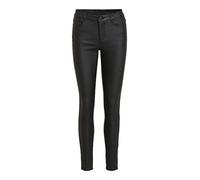 Slim Fit Trousers coated black