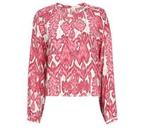 Vila Blouse VIBRIA EVA O-NECK LS TOP in Pink UK 10
